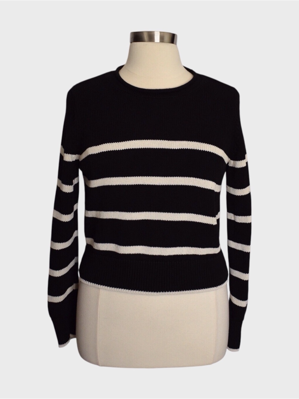 GAP Cotton Striped Crewneck Pullover Sweater